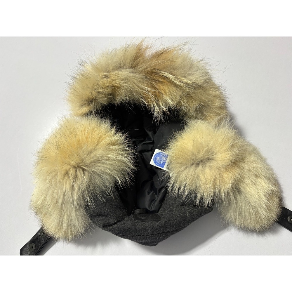 Canada Goose LORO PIANA Pilot Aviator Hat Down Fill Air Canada Size L/XL - Picture 9 of 16